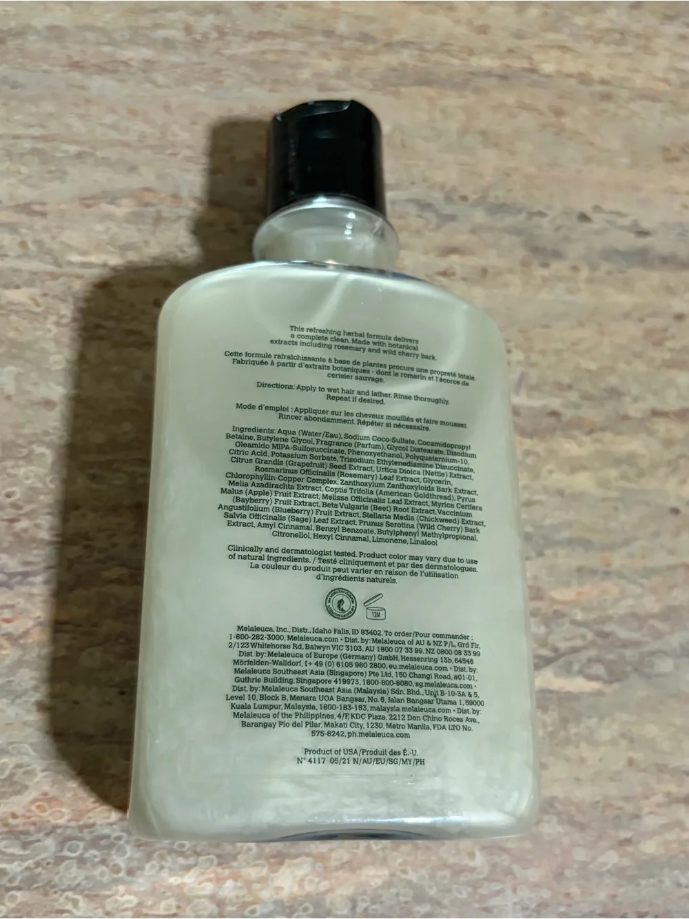 Melaleuca Herbal Shampoo with Cherry Bark & Rosemary